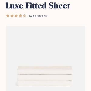 Brooklinen Luxe Sateen Fitted Sheet - Full - NWOT